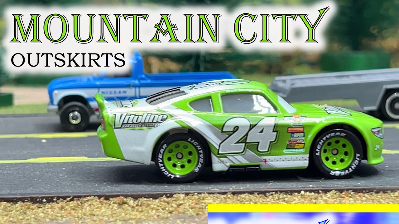 Mountain City Outskirts 42 - hotwheels matchbox hongwell pixar maisto disney