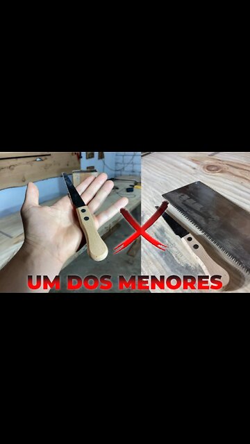 Esse é um Dos Menores Serrotes do Mundo. #shorts