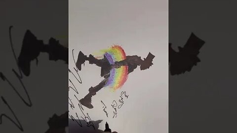 🥰RAINBOW MAN ‘ drawing videos please support my channel guys ✍️🔥