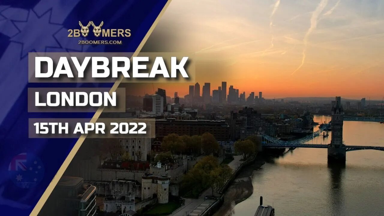 4K DAYBREAK THAMES RIVER LONDON - DJI AIR2S - 15TH APRIL 2022