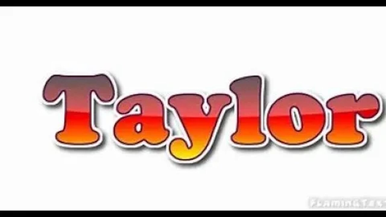 THE BIBLE TALK SHOW PRESENTS #29 TAYLOR WHAT DOES YOUR NAME MEAN