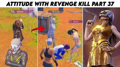 Pubg Mobile Attitude 😈 With Revenge Kill Max Pharaoh x- Suit | Part 37 | Xbot 2.0