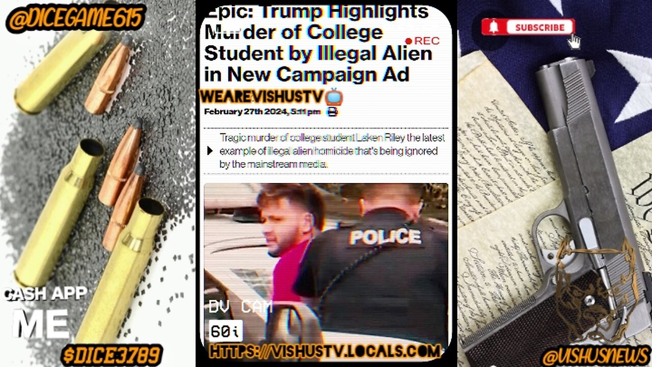 Trump Highlights Murder Of College Student By Illegal Alien... #VishusTv 📺