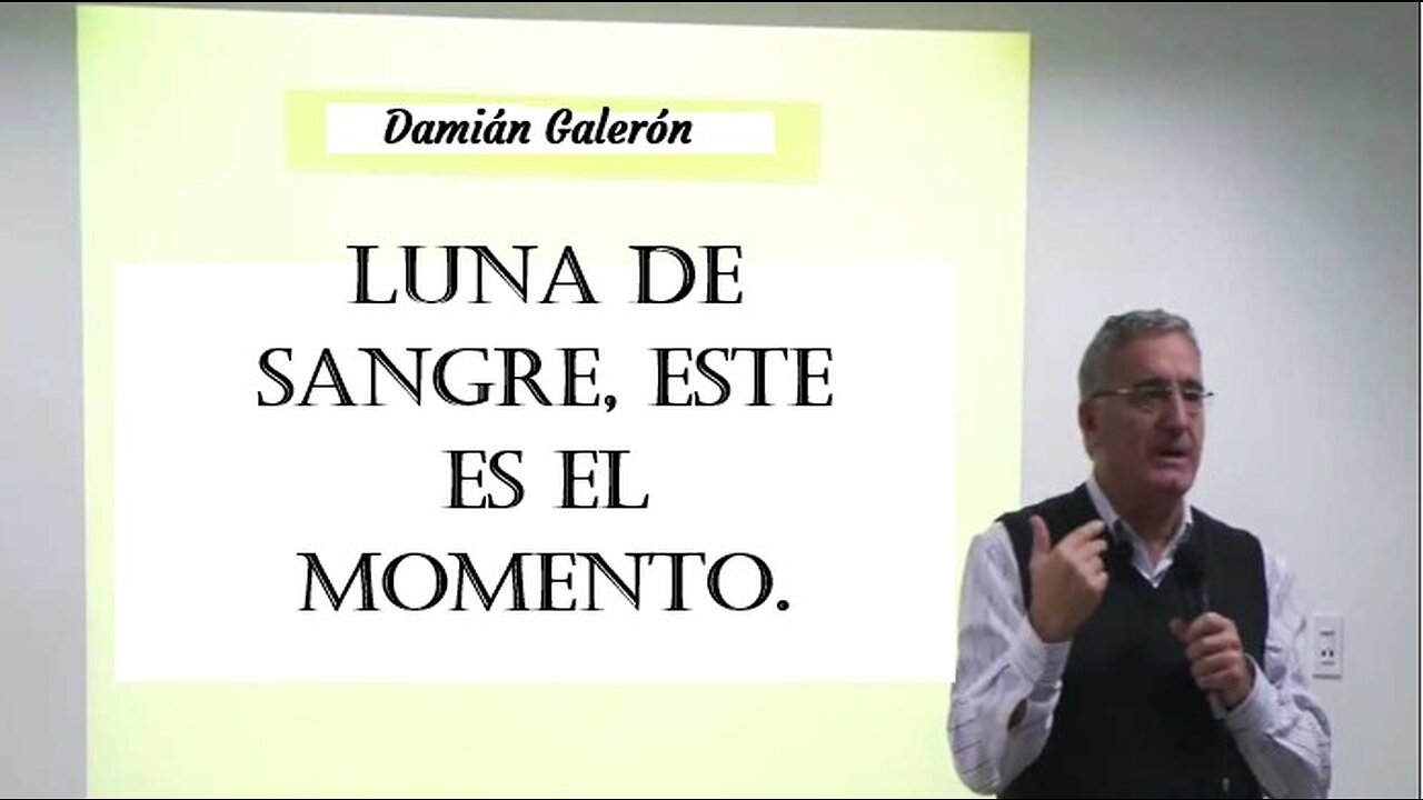 Damián Galerón: Luna de Sangre; este es el momento.