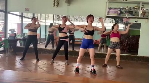 Aerobic giảm mỡ bụng tại nhà 4 phút Cho Người Mới bắt đầu Chang Gym🥰