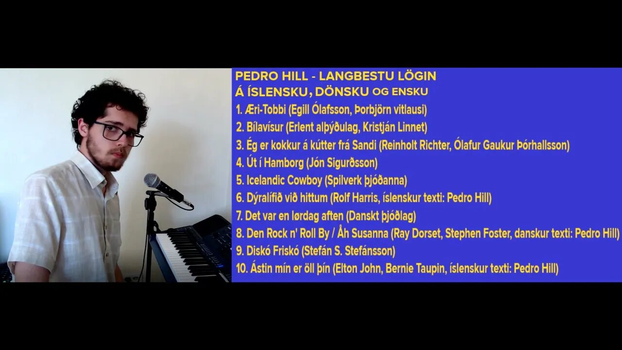 Pedro Hill - Langbestu lögin á íslensku, dönsku og ensku