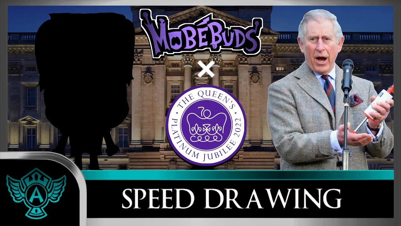 Speed Drawing: The Queen's Platinum Jubilee 2022 - Prince Charles | Mobebuds Style