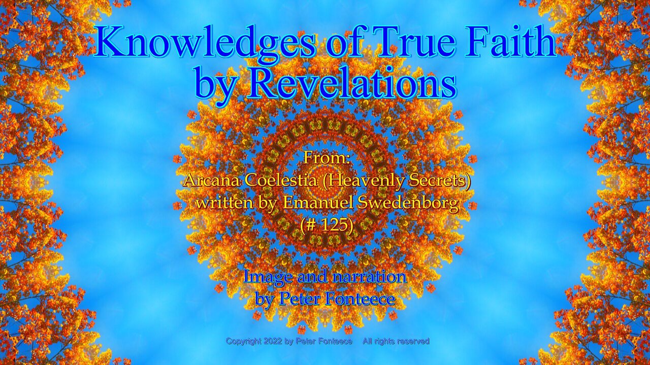 Knowledges of True Faith By Revelations