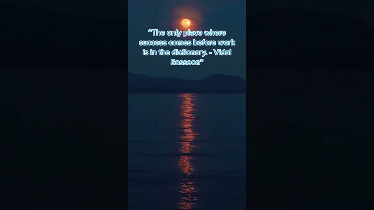 Put In The Work If You Want To Be Successful tiktok houseforhustlers