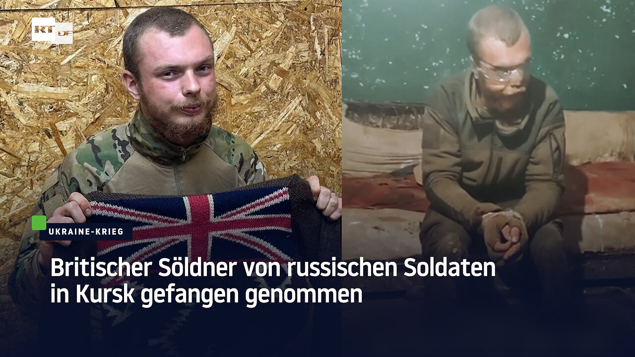 Britischer Söldner von russischen Soldaten in Kursk gefangen genommen