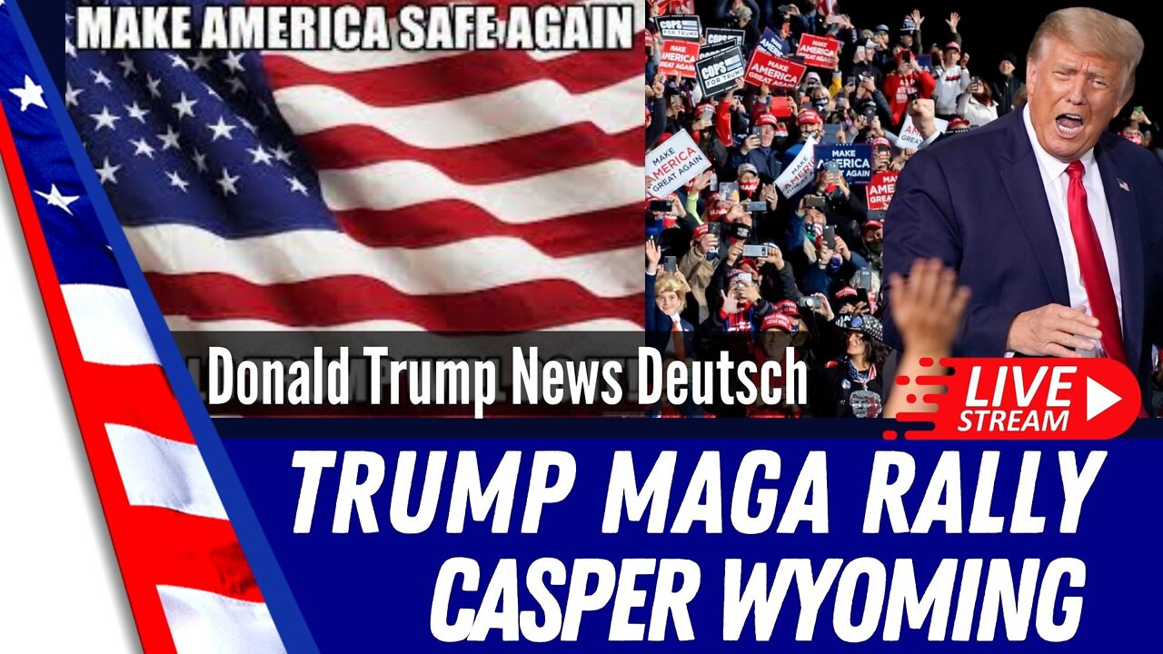 Trump Live Maga Rally Casper - Wyoming