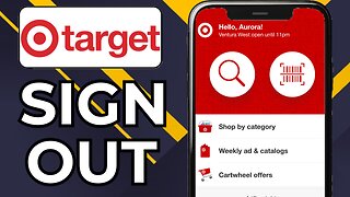 HOW TO SIGN OUT OF TARGET APP