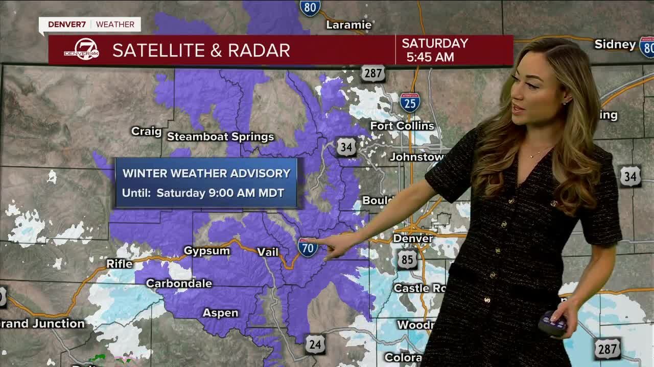 Denver forecast: A chilly and snowy start to the weekend as snow tapers off