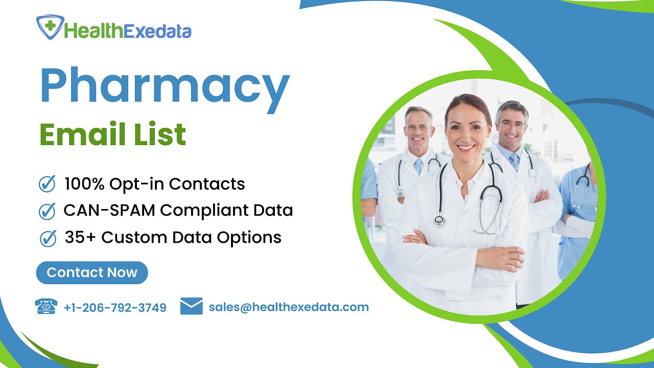 Pharmacist Email List and Mailing List | 100% Verified List