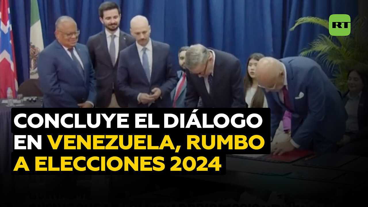 Culmina el Diálogo Nacional en Venezuela, que prepara el calendario electoral del 2024