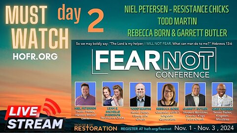 OHIO Fear Not Day 2: Niel Petersen - Resistance Chicks - Todd Martin - Rebecca Born & Garrett Butler