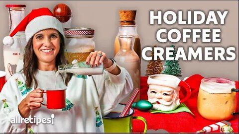 5 Holiday Coffee Creamers (Peppermint Mocha, Sugar Cookie, Gingerbread & More) | Allrecipes 🌲🥗