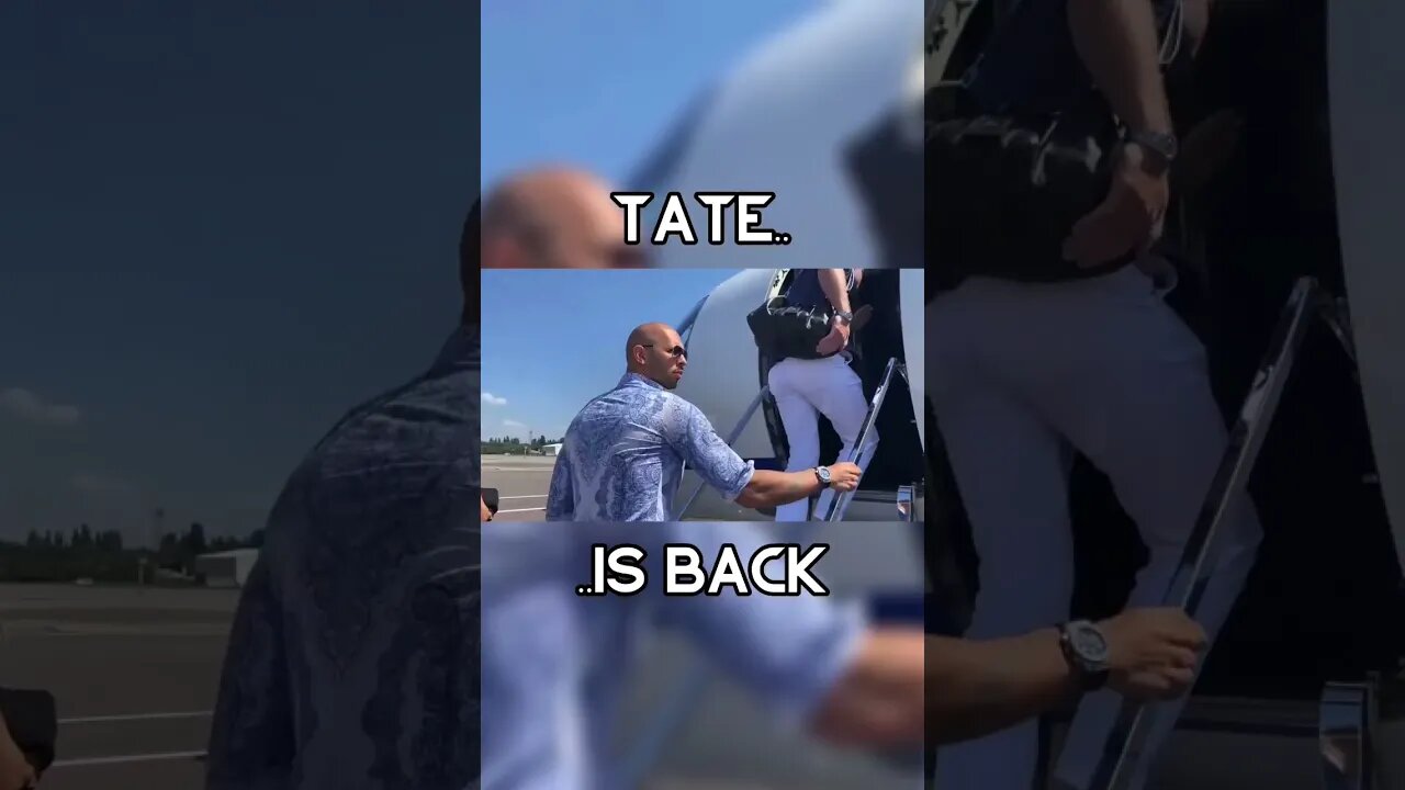 TATE IS BACK #andrewtate #tristantate #topgun #hustlersuniversity #sneako
