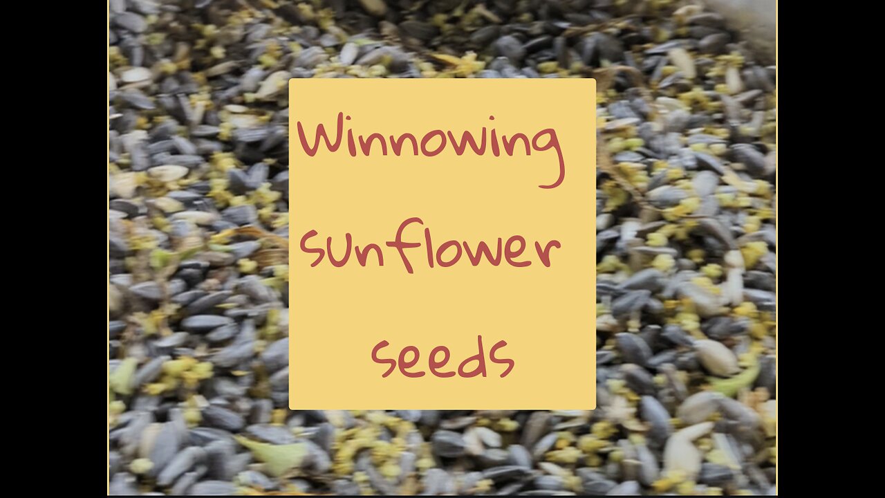 How to winnow seeds