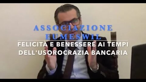 "Felicità e benessere ai tempi dell’usurocrazia bancaria" - con Cosimo Massaro