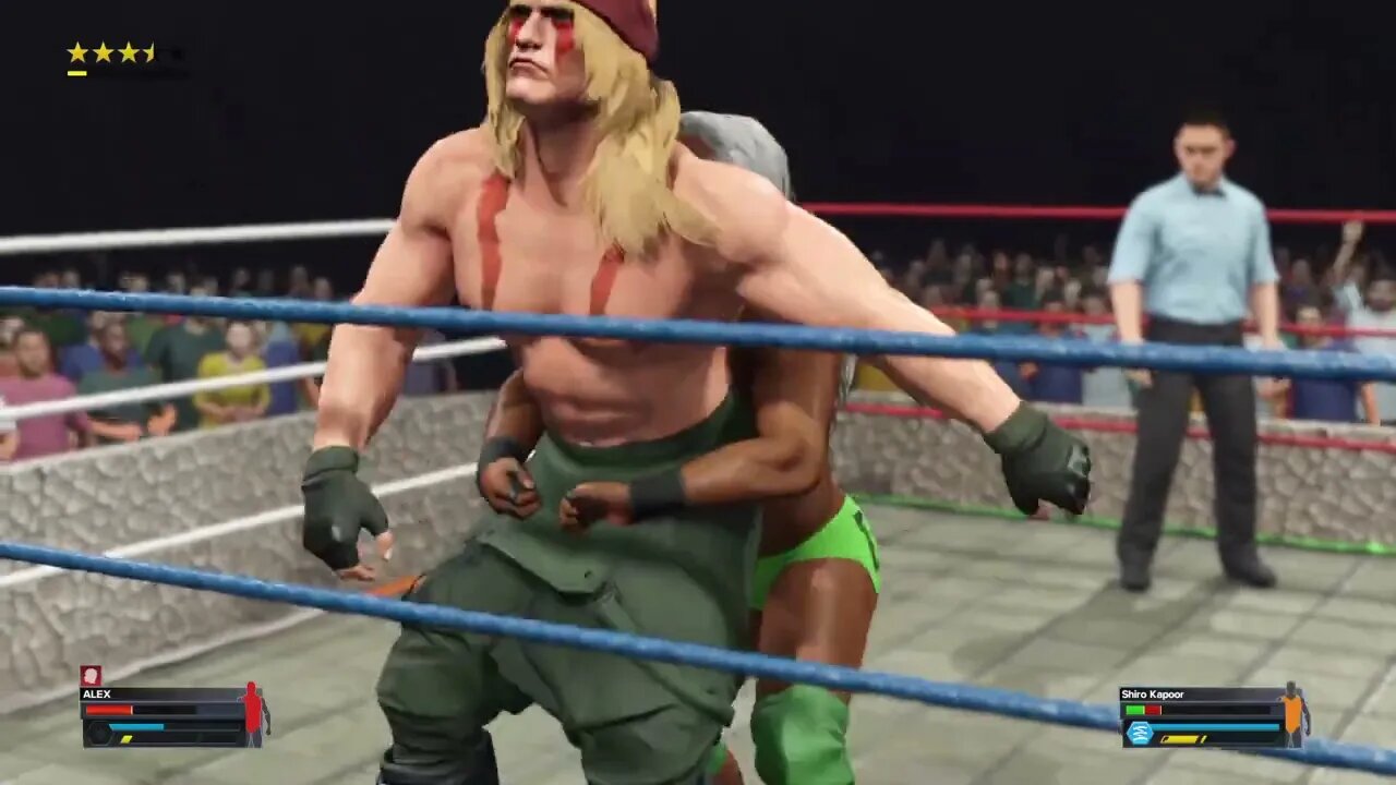 WWE 2K23: Shiro Kapoor Vs. Alex (Legend Difficulty)