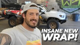 Toyota Tacoma gets Insane looking Wrap!