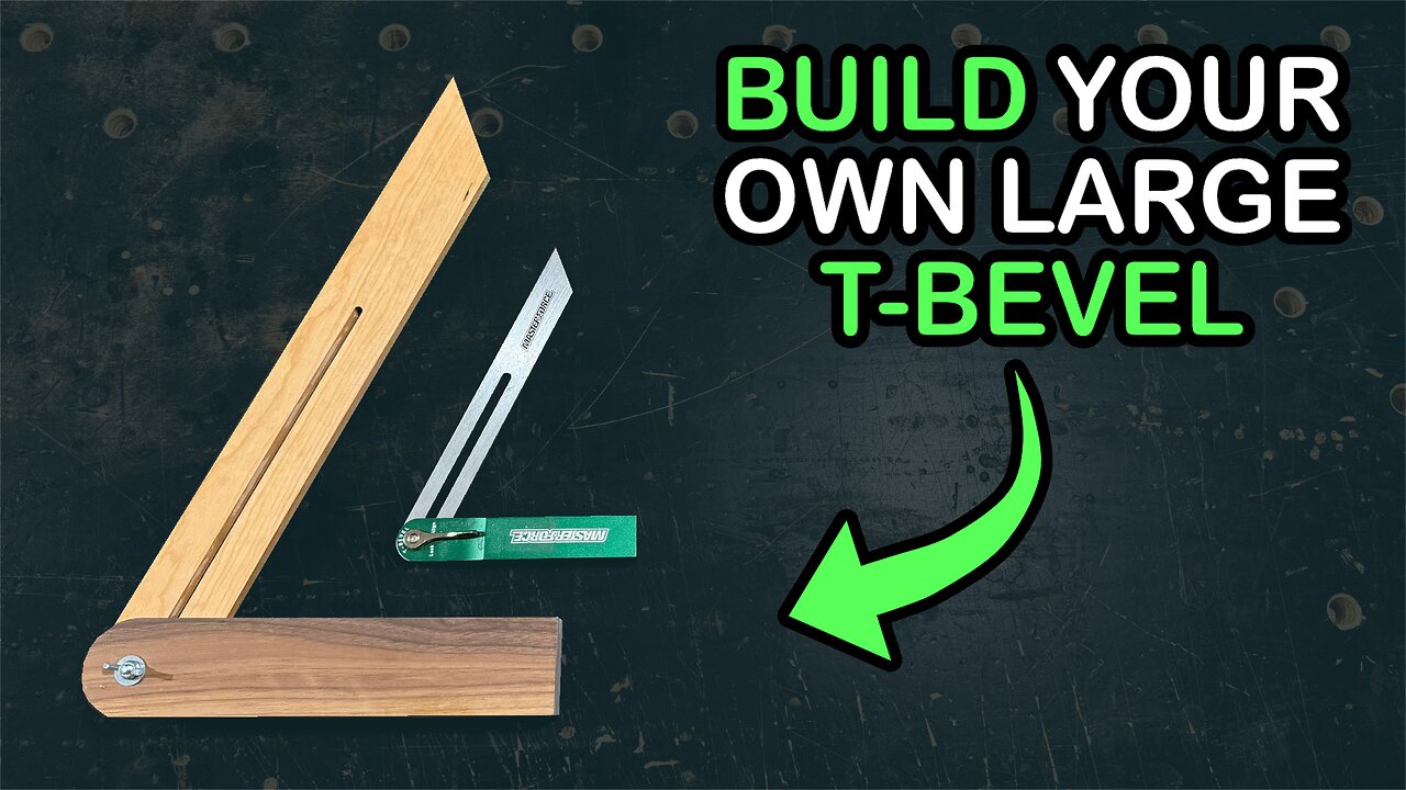 I don’t think I’ll ever use this… but it looks cool! DIY Wooden T-Bevel