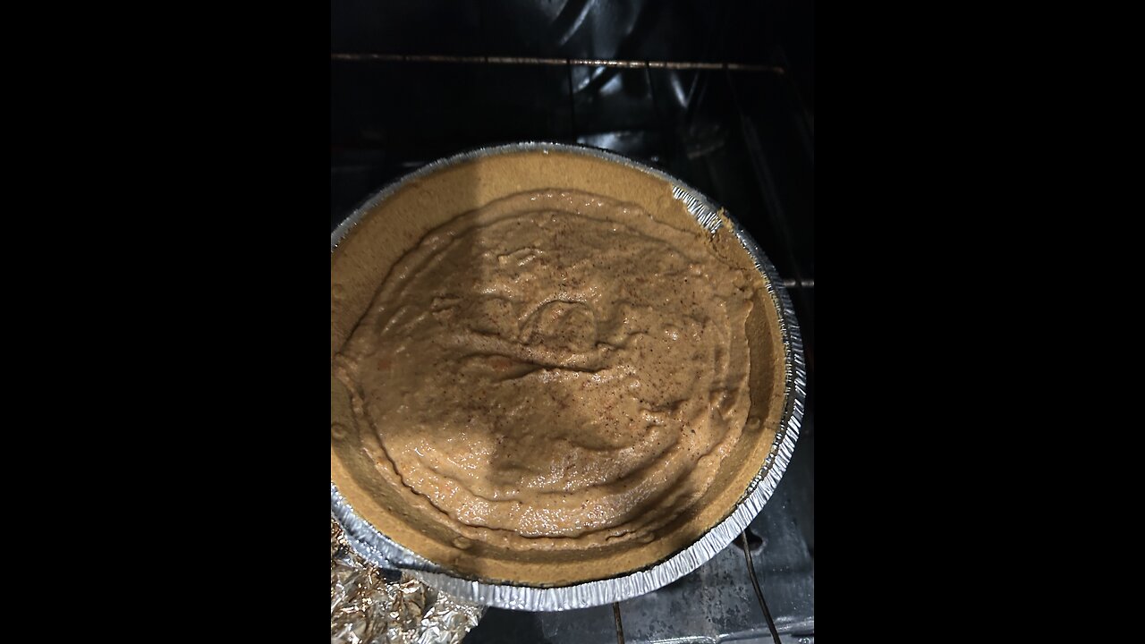 Sweet potato 🍠 pie before I put it in the over