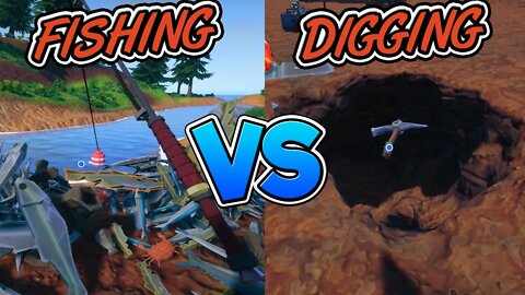 Fishing VS Digging Hydroneer 2.0