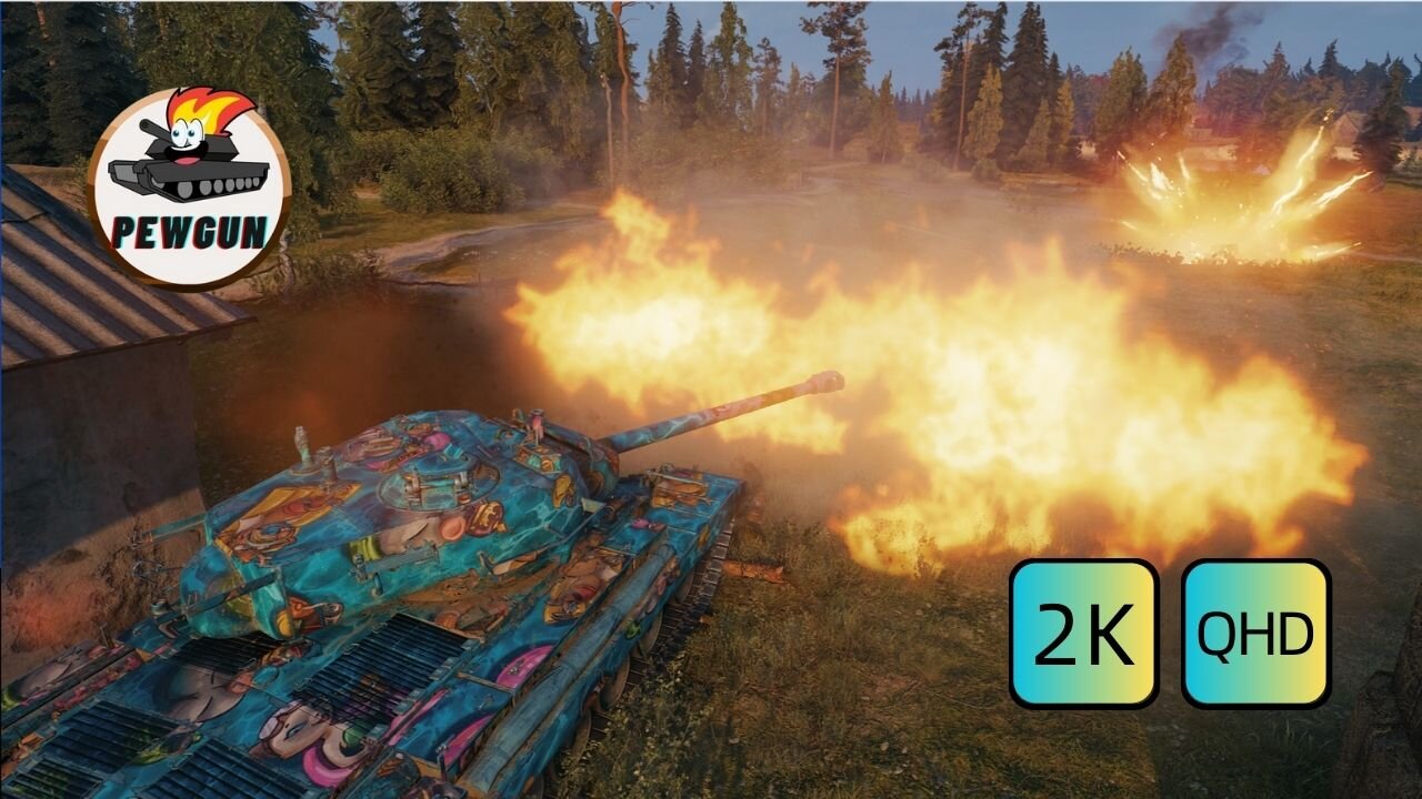 T32 戰車狂潮下的激戰! | 8 kills 8.4k dmg | world of tanks | @pewgun77 