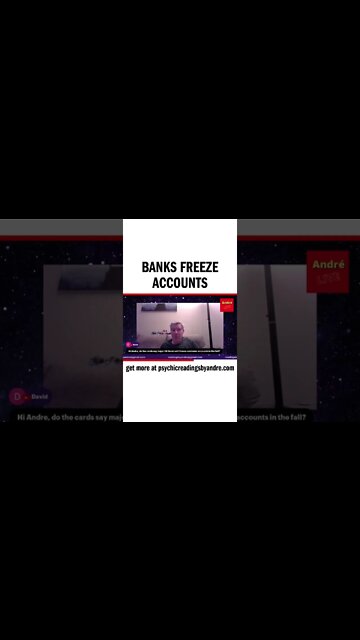 Banks freeze accounts