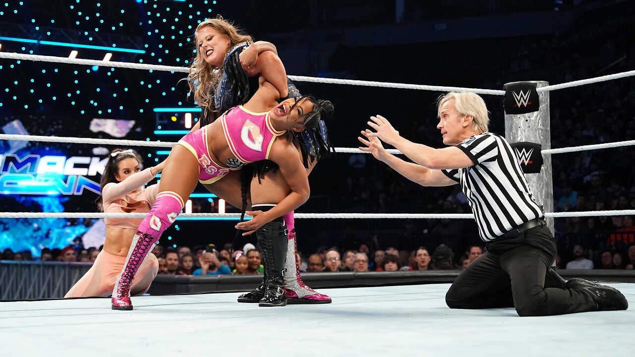 Bianca Belair Defeats Piper Niven with KOD in a Thrilling Match! #shorts