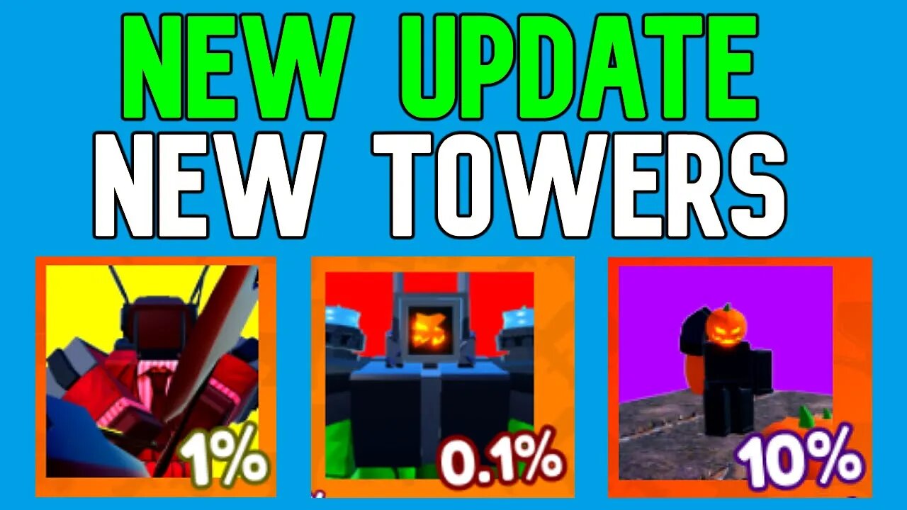 HALLOWEEN UPDATE + NEW MYTHICS (Toilet Tower Defense)