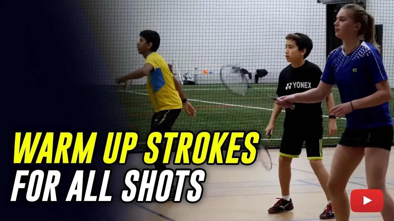 Play Better Badminton - Warm Up Strokes for All Shots - Coach Andy Chong