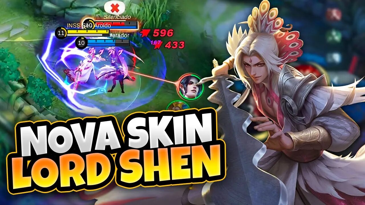 TESTEI A NOVA SKIN DO LING! LORD SHEN VS KUNG FU PANDA | MOBILE LEGENDS