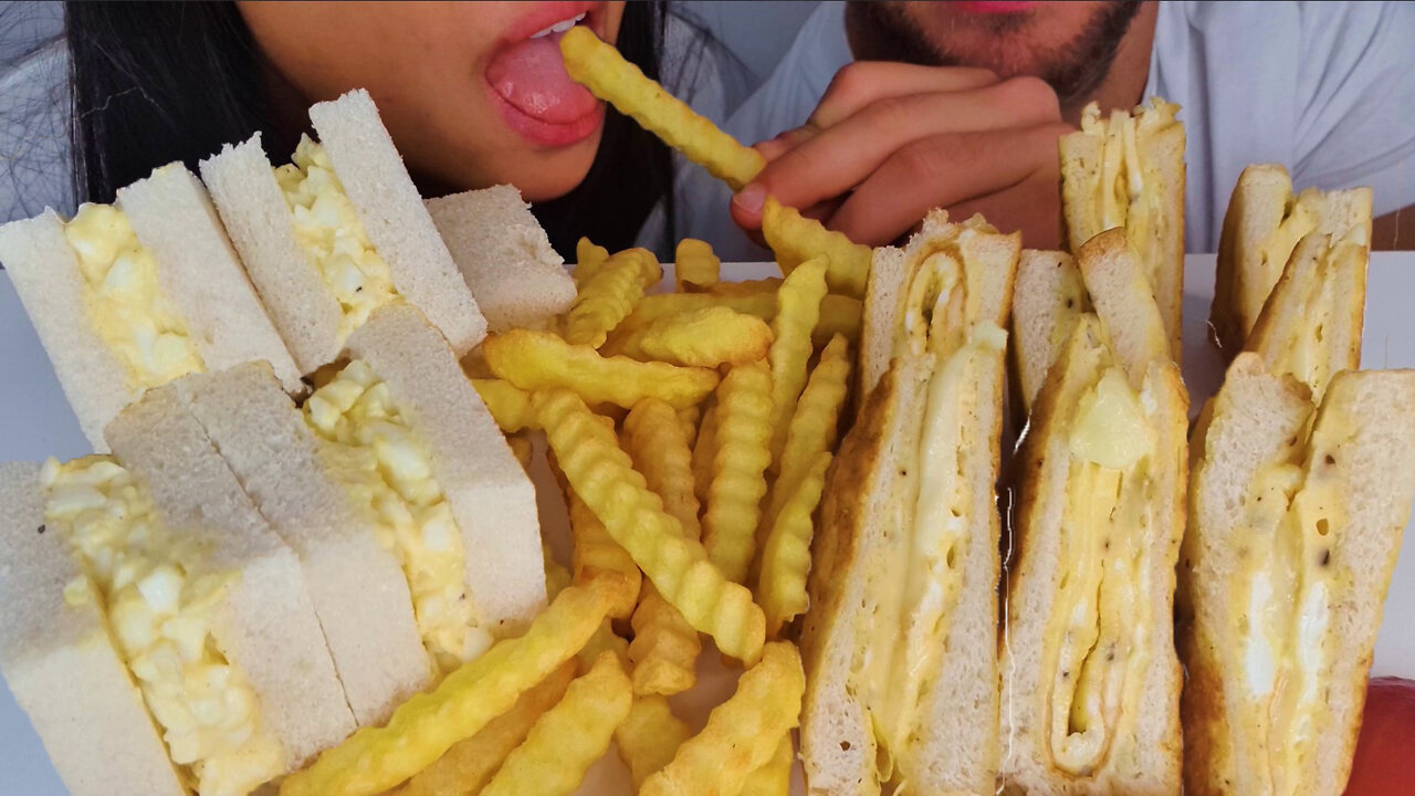 Incredible Homemade Egg Sandwich with Air Fryer French Fries!