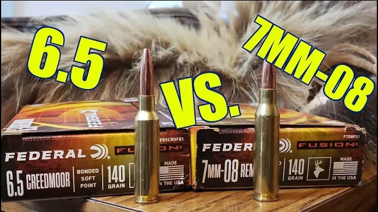 6.5 Creedmoor vs. 7mm-08 Federal Fusion