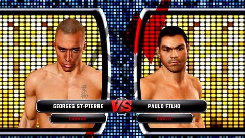 UFC Undisputed 3 Gameplay Paulo Filho vs Georges St-Pierre (Pride)