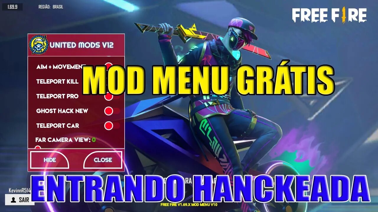 NOVO MOD ENTRANDO HACKERADA 🔥 SEM PUXAR HACKER NA PARTIDA 🔥 LINK DIRETO PARA DOWNLOAD 📥