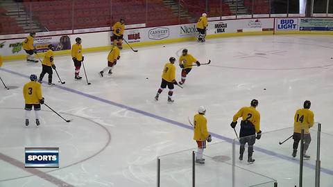 Gamblers begin tryout camp