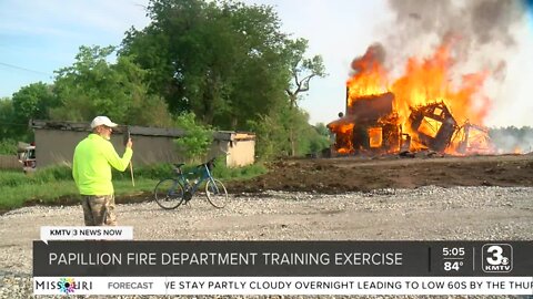 Papillion Fire Department conducts lifesized fire training on real houses Wednesday