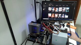 Testando pasta térmica Xeon E5450 com a R9 370 Kllisre, no Fortnite em FullHD Desempenho.