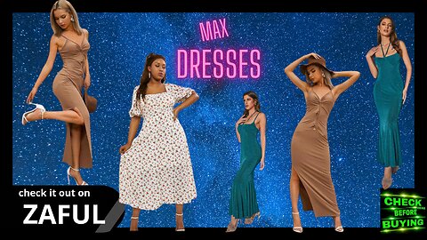 DRESSES MAX ( ZAFUL ) 💚🖤💚🖤💚🖤