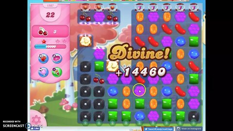 Candy Crush Level 1507 Audio Talkthrough, 3 Stars 0 Boosters