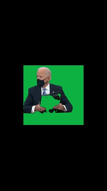 Joe biden signing forms green screen