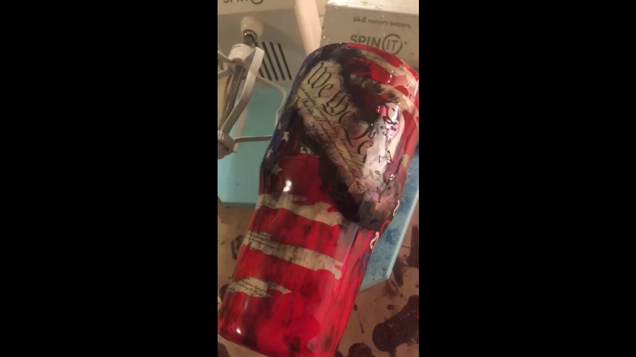 Trump girl tumbler