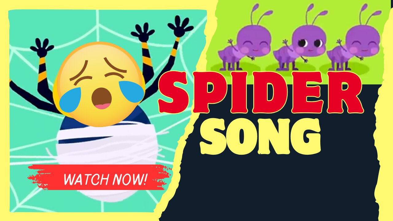Crazy Spider song! 🤩|Kid Cartoons| Baby Cartoons| New Episode
