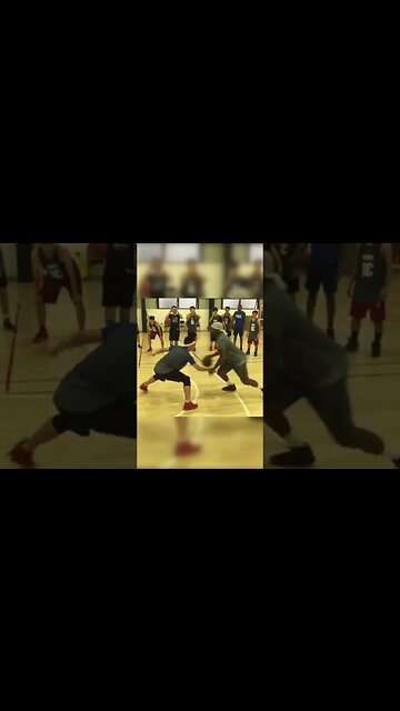 Did he just come out of his shoes?