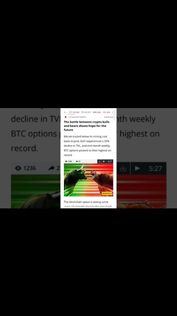 The Battle Between Crypto Bulls and Bears #cryptomash @BenjaminCowen @BitBoyCrypto @AnthonyPompliano