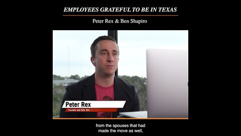 Ben Shapiro - Employees grateful to be in Texas